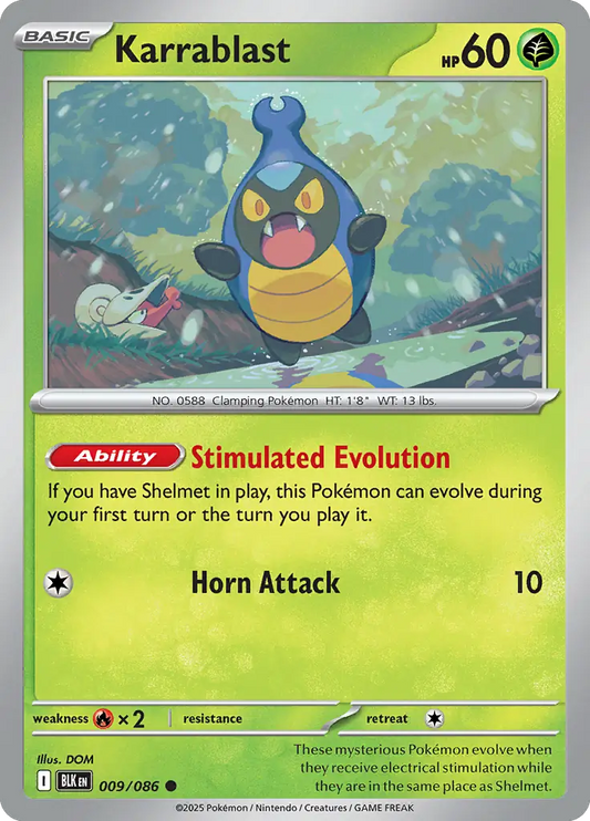 Karrablast 009 - Black Bolt Pokesingles