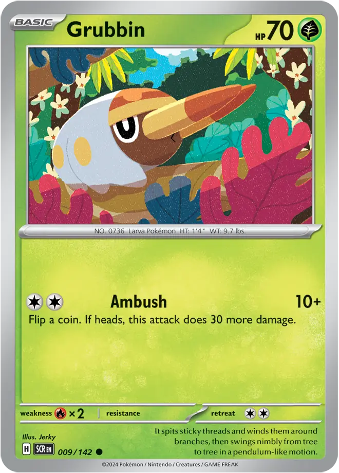 Grubbin 009 - Stellar Crown Pokesingles