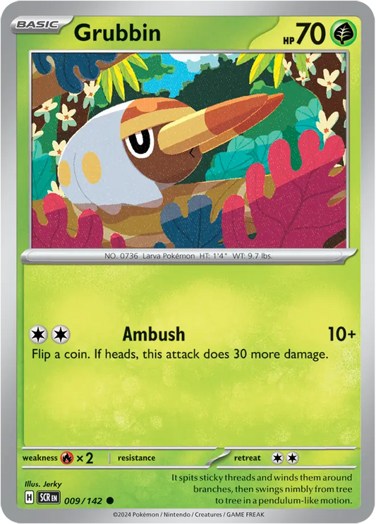 Grubbin 009 - Stellar Crown Pokesingles