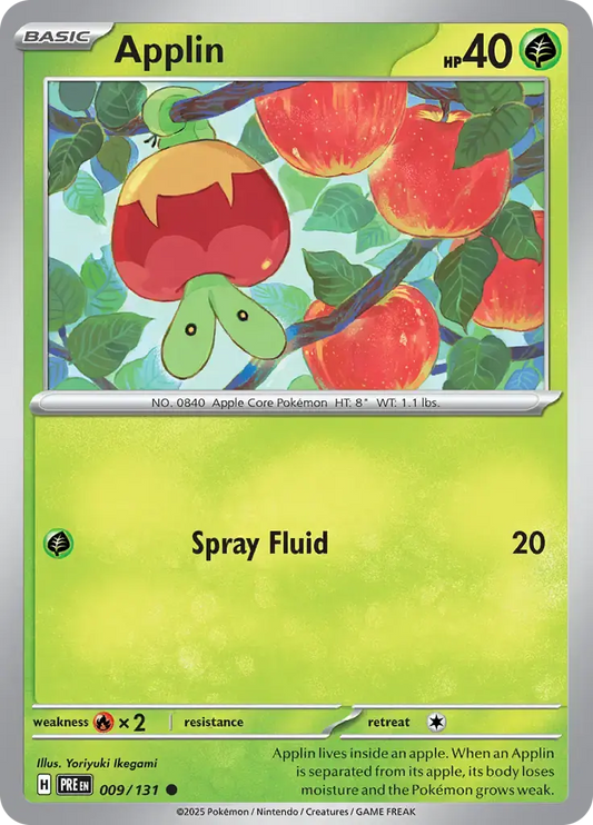 Applin 009 - Prismatic Evolutions Pokesingles