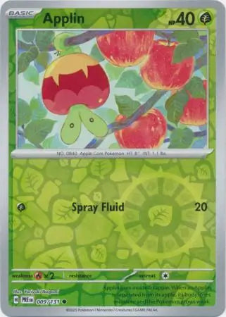 Applin Reverse Holo 009 Pokesingles