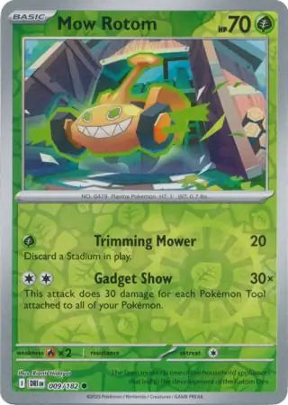 Mow Rotom Reverse Holo 009 - Destined Rivals Pokesingles