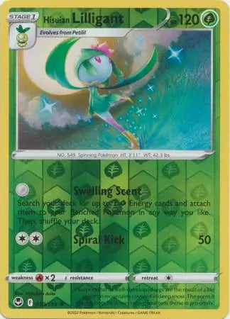 Hisuian Lilligant Reverse Holo 010, Silver Tempest | Sword & Shield, , 0.00 kr, Pokesingles. Kjøp pokemon kort til lave priser hos oss.
