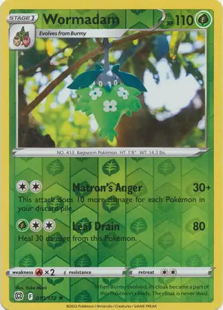 Wormadam Reverse Holo 010, Brilliant Stars | Sword & Shield, , 0.00 kr, Pokesingles. Kjøp pokemon kort til lave priser hos oss.