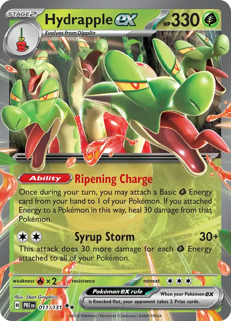 Hydrapple ex 011 - Prismatic Evolutions Pokesingles