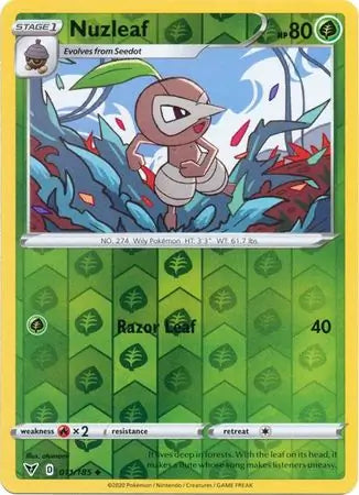 Nuzleaf Reverse Holo 011 - Vivid Voltage