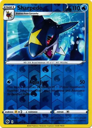 Sharpedo Reverse Holo 012
