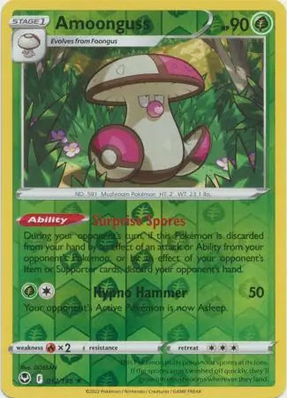 Amoonguss Reverse Holo 012, Silver Tempest | Sword & Shield, , 0.00 kr, Pokesingles. Kjøp pokemon kort til lave priser hos oss.
