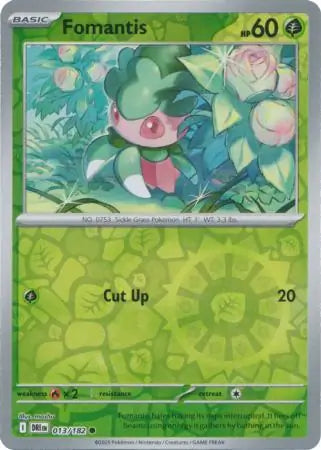 Fomantis Reverse Holo 013 - Destined Rivals Pokesingles