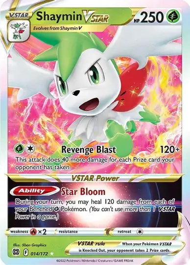Shaymin VSTAR 014, Brilliant Stars | Sword & Shield, v, 0.00 kr, Pokesingles. Kjøp pokemon kort til lave priser hos oss.
