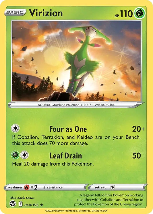 Virizion 014, Silver Tempest | Sword & Shield, , 0.00 kr, Pokesingles. Kjøp pokemon kort til lave priser hos oss.