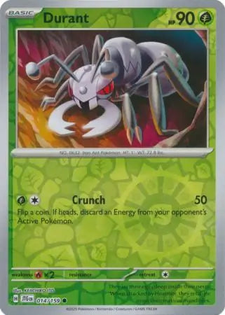 Durant Reverse Holo 014 - Journey Together Pokesingles
