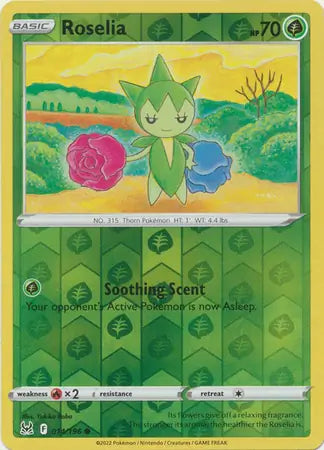 Roselia Reverse Holo 014, Lost Origin | Sword & Shield, , 0.00 kr, Pokesingles. Kjøp pokemon kort til lave priser hos oss.