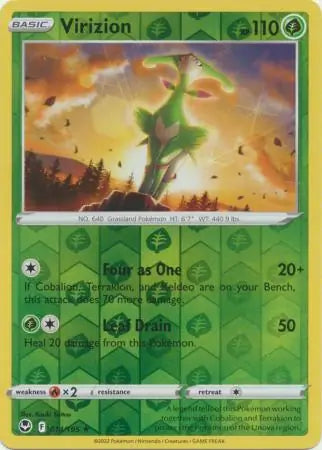 Virizion Reverse Holo 014, Silver Tempest | Sword & Shield, , 0.00 kr, Pokesingles. Kjøp pokemon kort til lave priser hos oss.