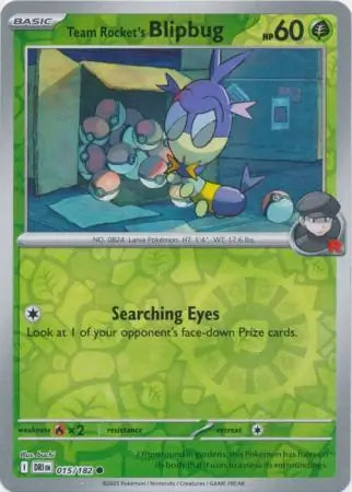 Team Rocket's Blipbug Reverse Holo 015 - Destined Rivals Pokesingles