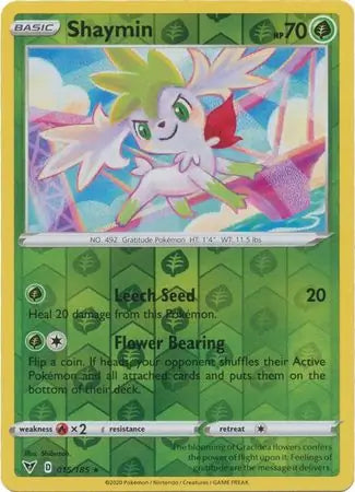 Shaymin Reverse Holo 015 - Vivid Voltage
