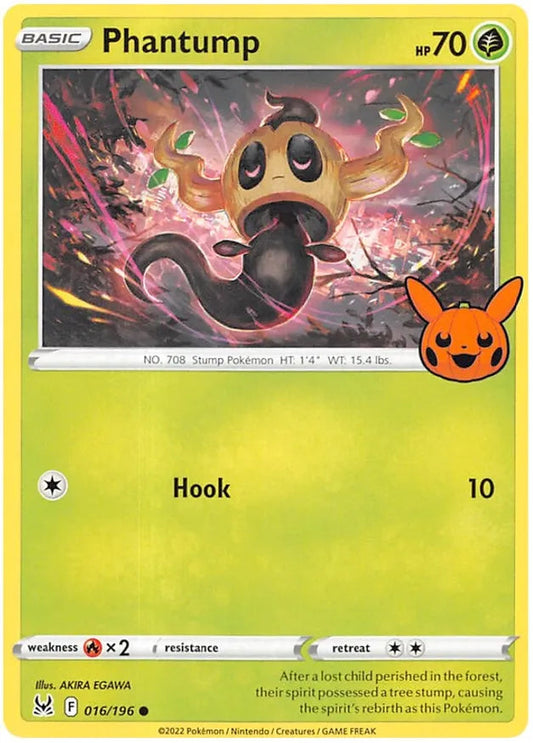 Phantump 16 -  Trick or Trade 2023 16 -  Trick or Trade 2023 Pokesingles