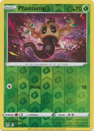Phantump Reverse Holo 016, Lost Origin | Sword & Shield, , 0.00 kr, Pokesingles. Kjøp pokemon kort til lave priser hos oss.