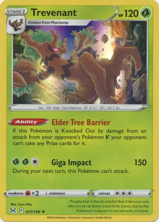 Trevenant 017, Lost Origin | Sword & Shield, , 0.00 kr, Pokesingles. Kjøp pokemon kort til lave priser hos oss.