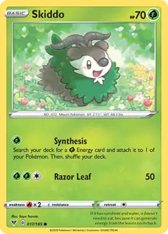 Skiddo 017 - Vivid Voltage Pokesingles