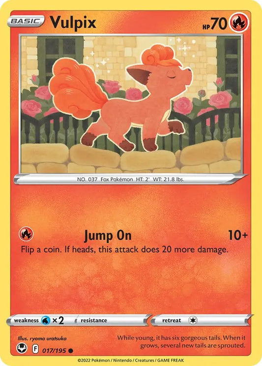 Vulpix 017, Silver Tempest | Sword & Shield, , 0.00 kr, Pokesingles. Kjøp pokemon kort til lave priser hos oss.