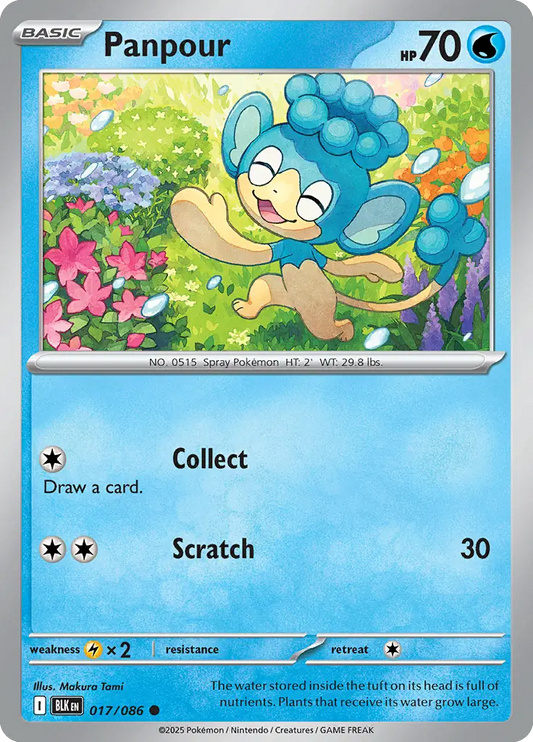Panpour 017 - Black Bolt Pokesingles