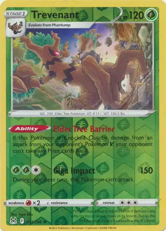 Trevenant Reverse Holo 017, Lost Origin | Sword & Shield, , 0.00 kr, Pokesingles. Kjøp pokemon kort til lave priser hos oss.
