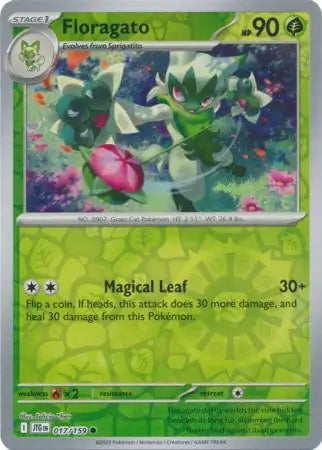 Floragato Reverse Holo 017 - Journey Together Pokesingles