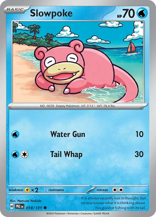 Slowpoke 018 - Prismatic Evolutions Pokesingles