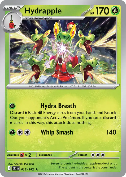 Hydrapple 018 - Destined Rivals Pokesingles