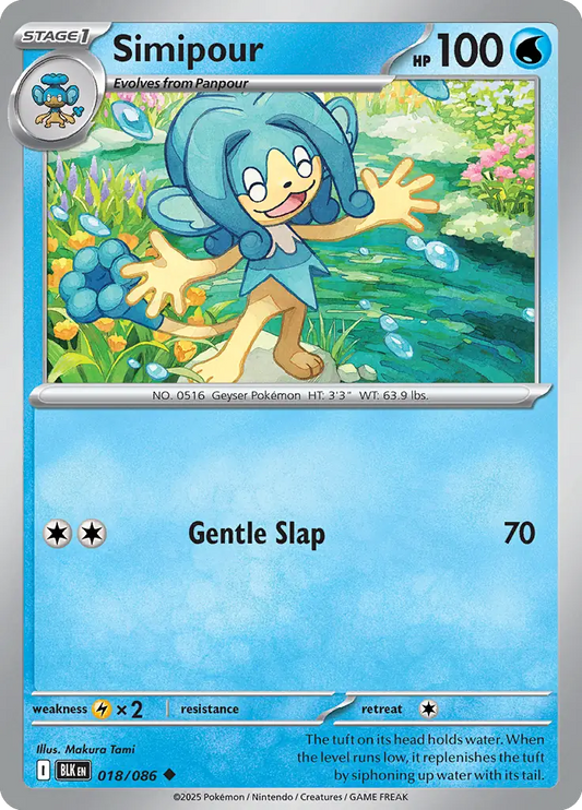 Simipour 018 - Black Bolt Pokesingles