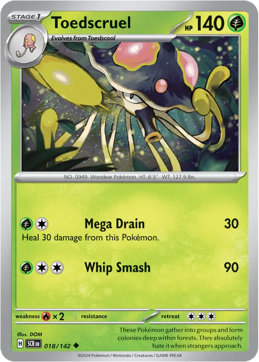 Toedscruel 018 - Stellar Crown Pokesingles