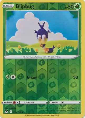 Blipbug Reverse Holo 018, Lost Origin | Sword & Shield, , 0.00 kr, Pokesingles. Kjøp pokemon kort til lave priser hos oss.