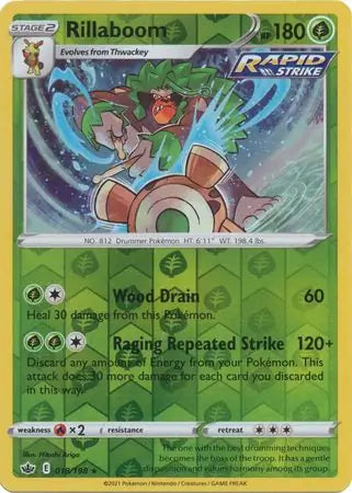 Rillaboom Reverse Holo 018