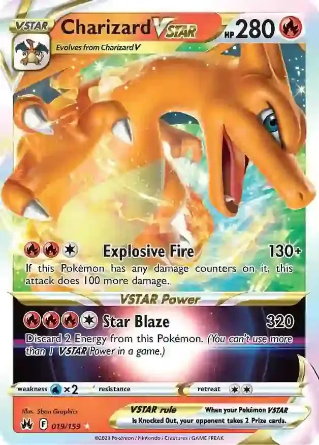 Charizard VSTAR 019, Crown Zenith | Sword & Shield, , 0.00 kr, Pokesingles. Kjøp pokemon kort til lave priser hos oss.