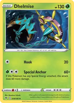Dhelmise 019 - Vivid Voltage Pokesingles