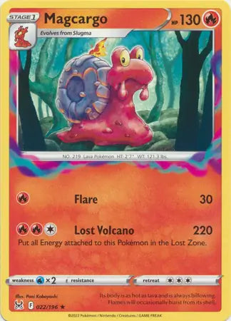 Magcargo 022, Lost Origin | Sword & Shield, , 0.00 kr, Pokesingles. Kjøp pokemon kort til lave priser hos oss.