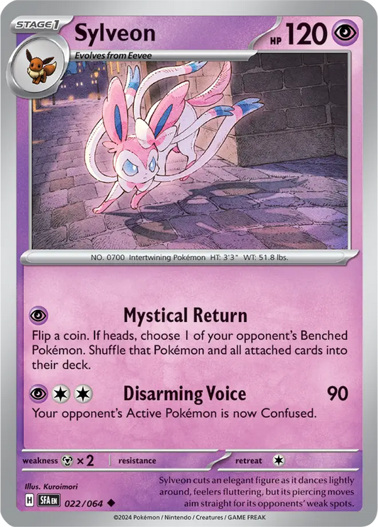 Sylveon 022 - Shrouded Fable Pokesingles