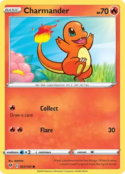 Charmander 023 - Vivid Voltage Pokesingles