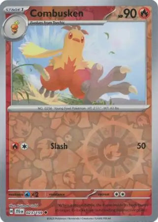 Combusken Reverse Holo 023 - Journey Together Pokesingles