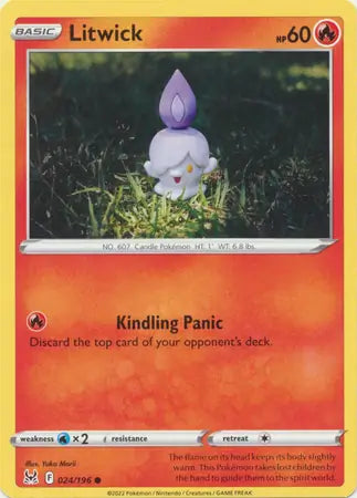 Litwick 024, Lost Origin | Sword & Shield, , 0.00 kr, Pokesingles. Kjøp pokemon kort til lave priser hos oss.