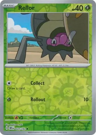 Rellor Reverse Holo 024 - Destined Rivals Pokesingles