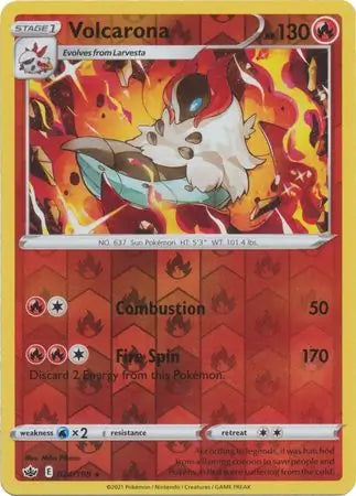 Volcarona Reverse Holo 024