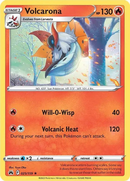 Volcarona 025, Crown Zenith | Sword & Shield, , 0.00 kr, Pokesingles. Kjøp pokemon kort til lave priser hos oss.