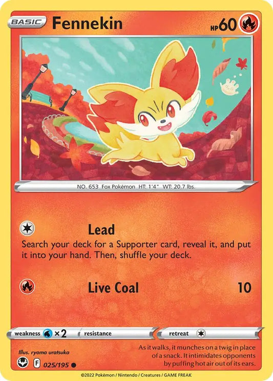Fennekin 025, Silver Tempest | Sword & Shield, , 0.00 kr, Pokesingles. Kjøp pokemon kort til lave priser hos oss.