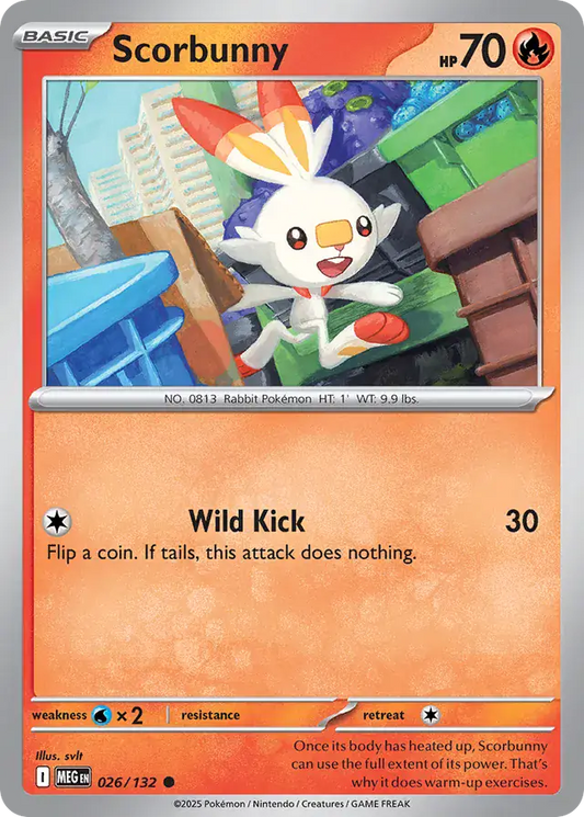 Scorbunny 026 - Mega Evolution Pokesingles