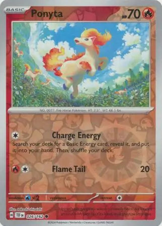 026 Ponyta - Reverse Holo, Temporal Forces | Scarlet & Violet, reverse, 4.00 kr, Pokesingles. Kjøp pokemon kort til lave priser hos oss.