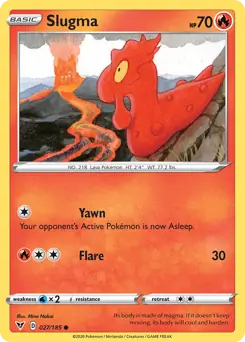 Slugma 027 - Vivid Voltage Pokesingles
