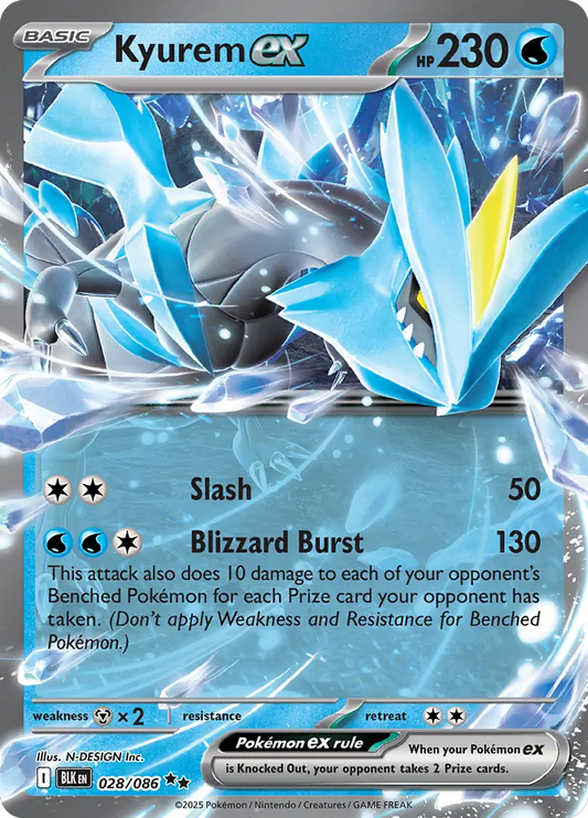 Kyurem ex 028 - Black Bolt Pokesingles