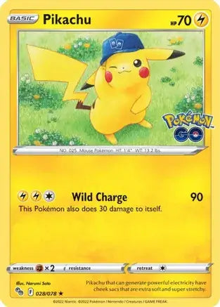 28 Pikachu Holo Rare, Pokemon Go | Sword & Shield, holo, 5.00 kr, Pokesingles. Kjøp pokemon kort til lave priser hos oss.